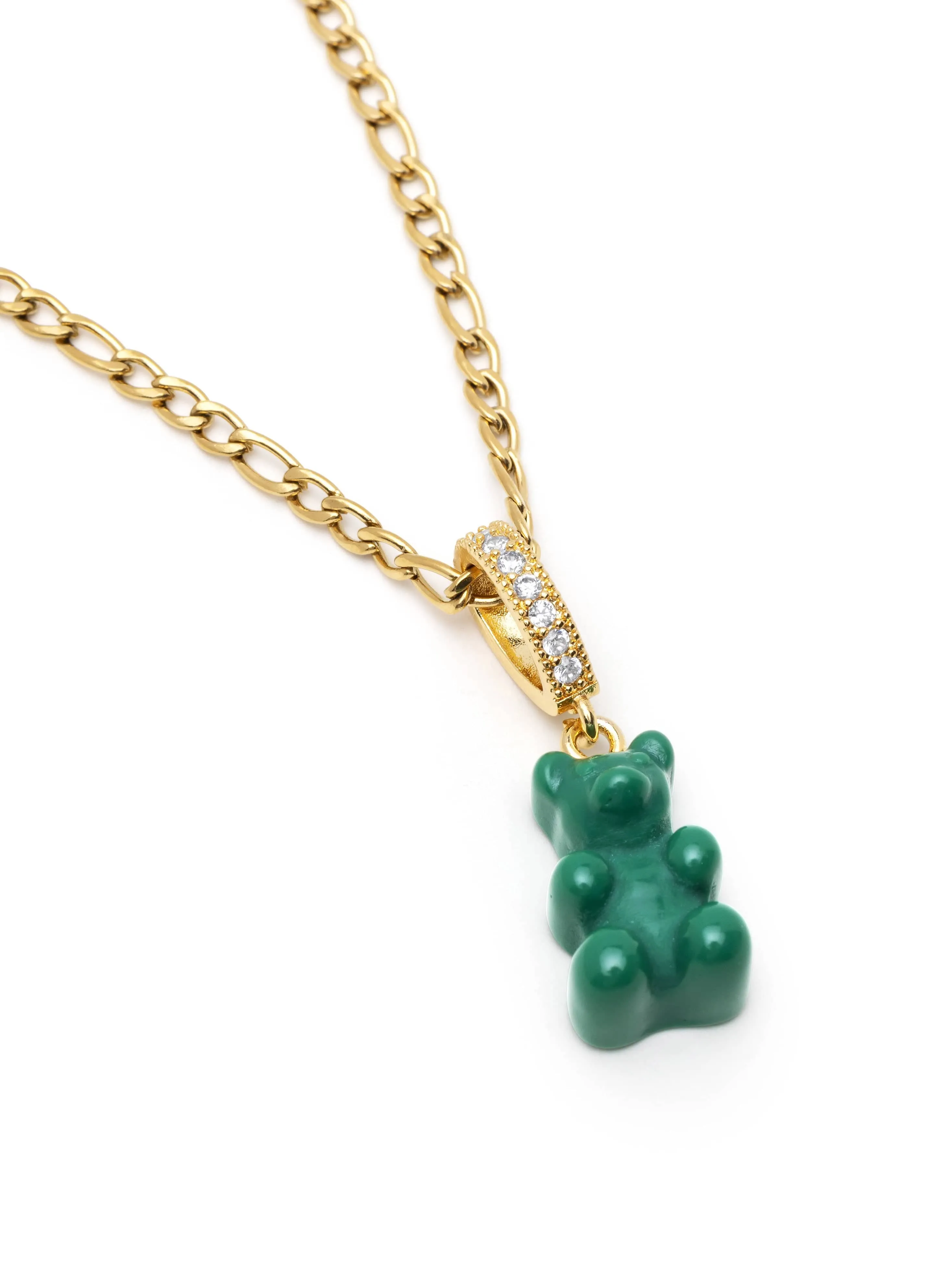 Men's Green Gummy Bear Necklace