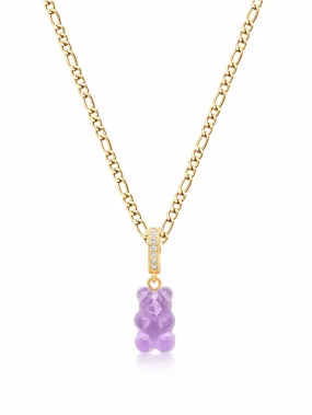 Men's Purple Gummy Bear Necklace