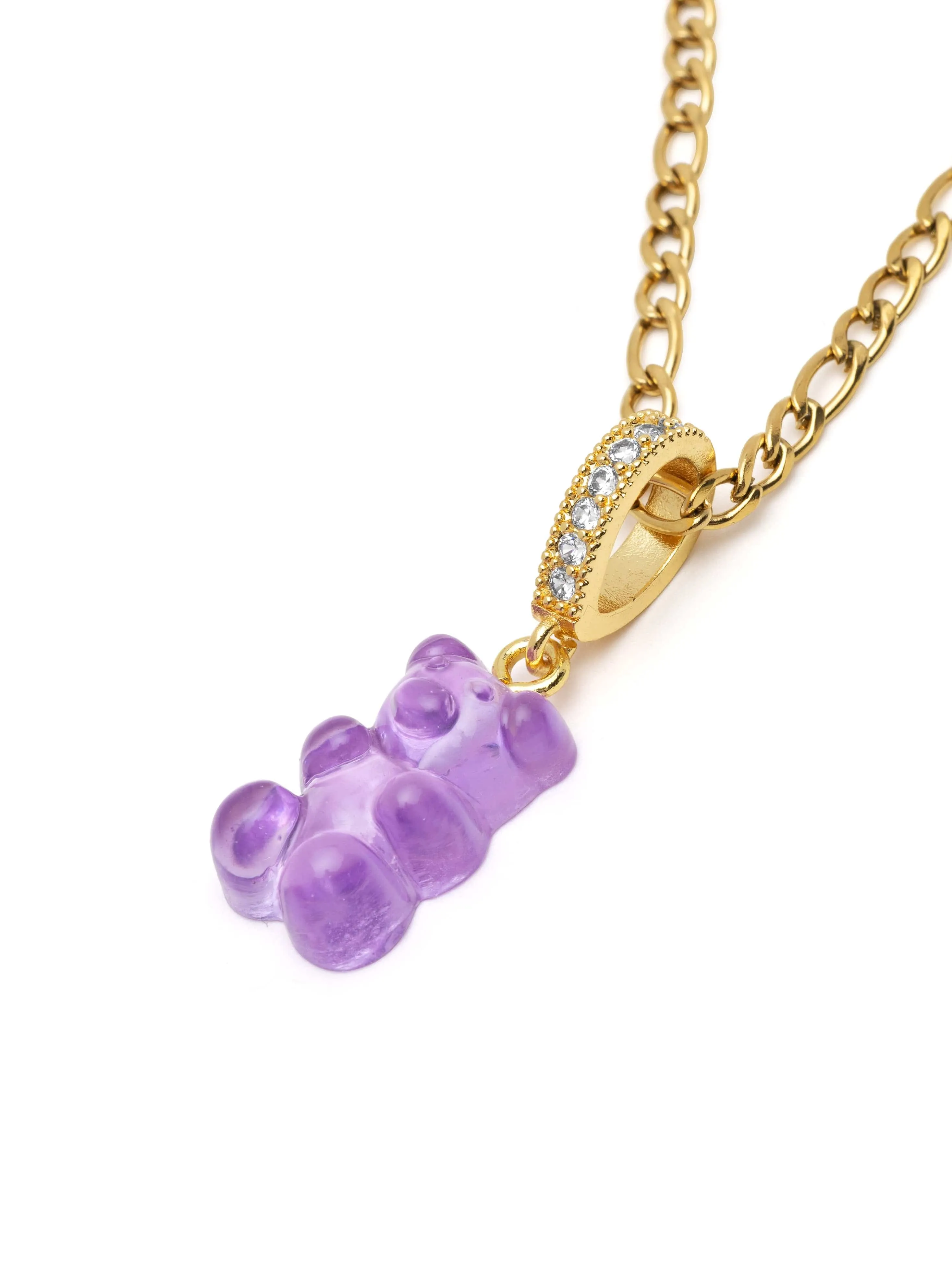 Men's Purple Gummy Bear Necklace