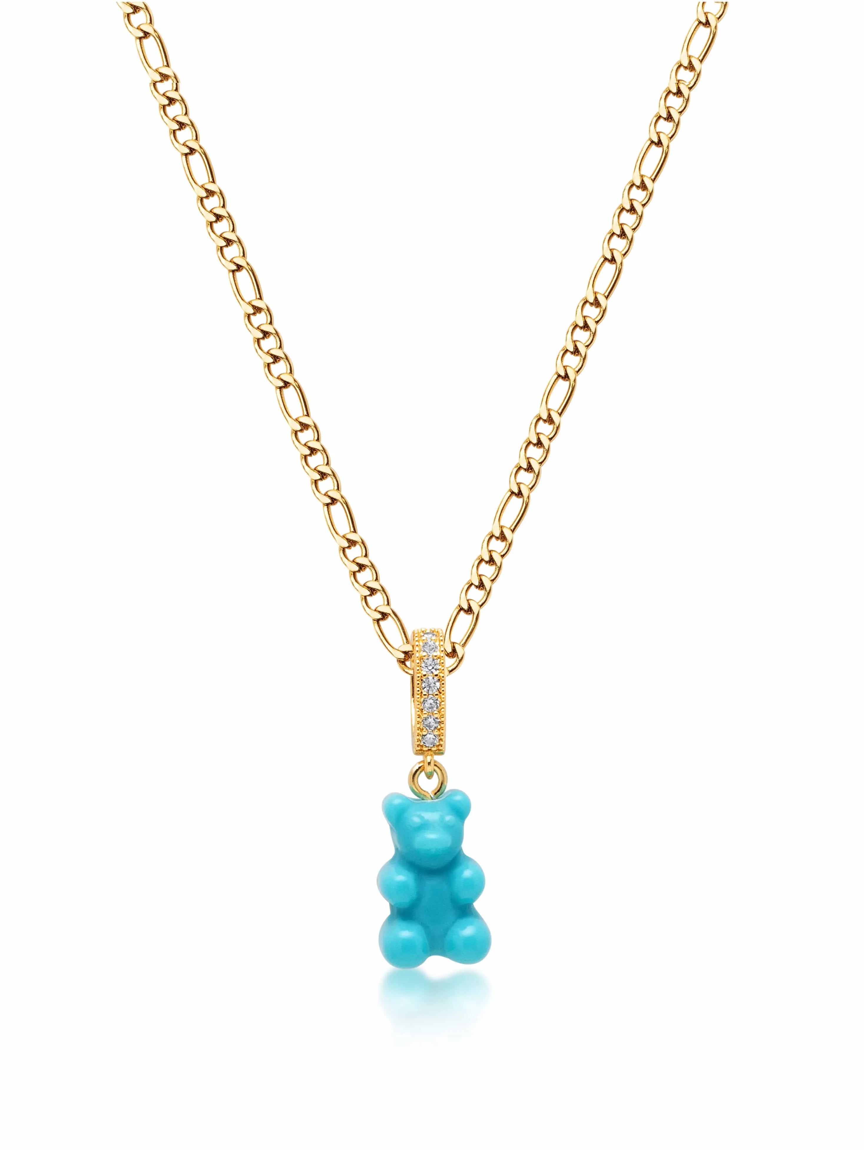 Men's Turquoise Gummy Bear Necklace