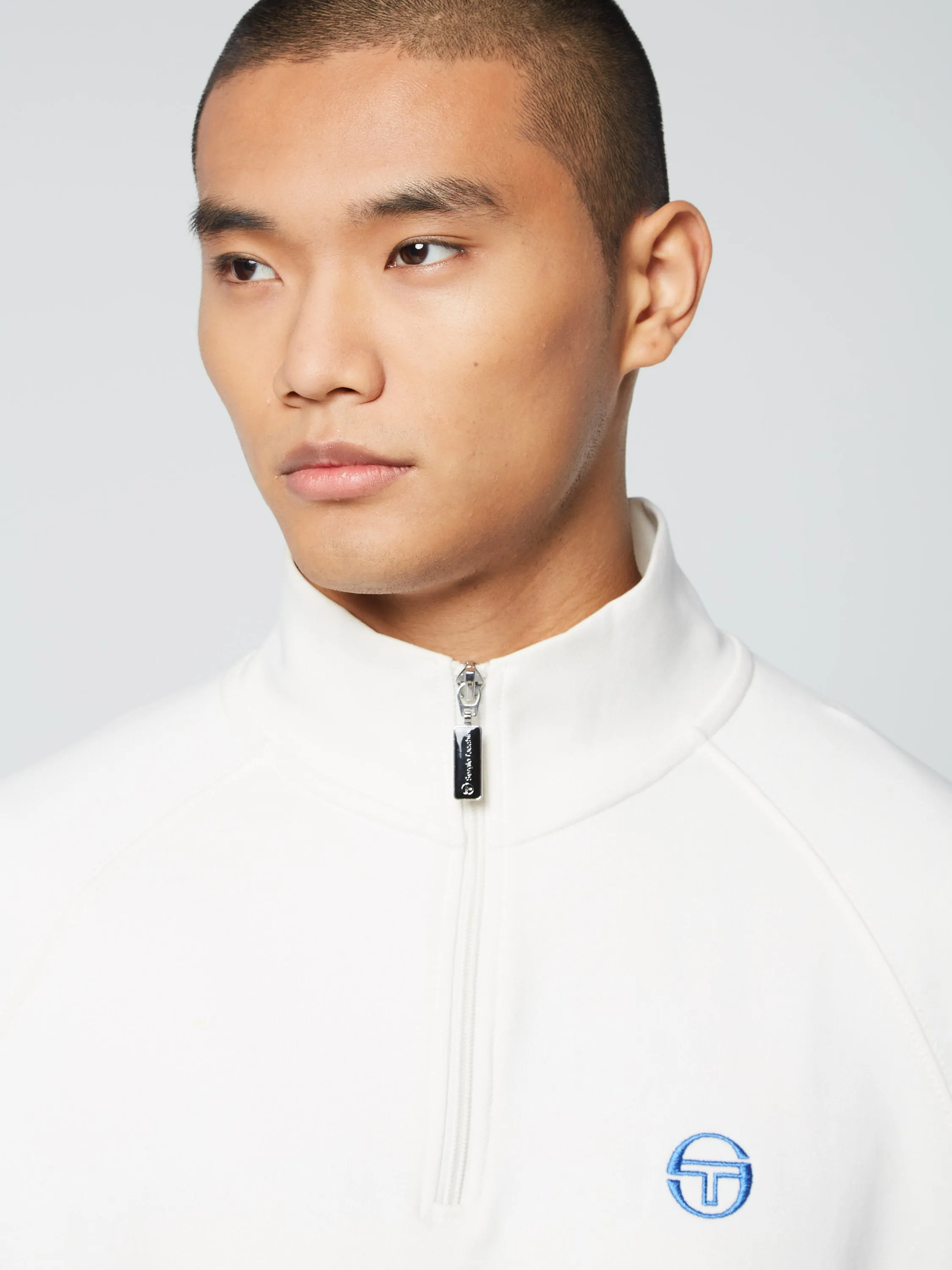 Mezza Half Zip- Gardenia