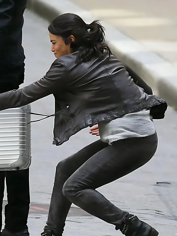 Michelle Rodriguez The Fate Of  Leather Jacket