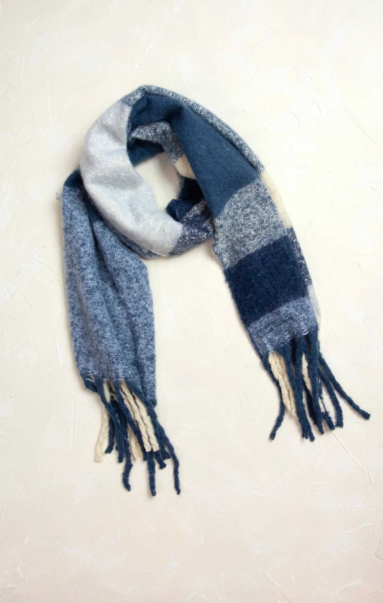 Mila Fading Color Block Scarf