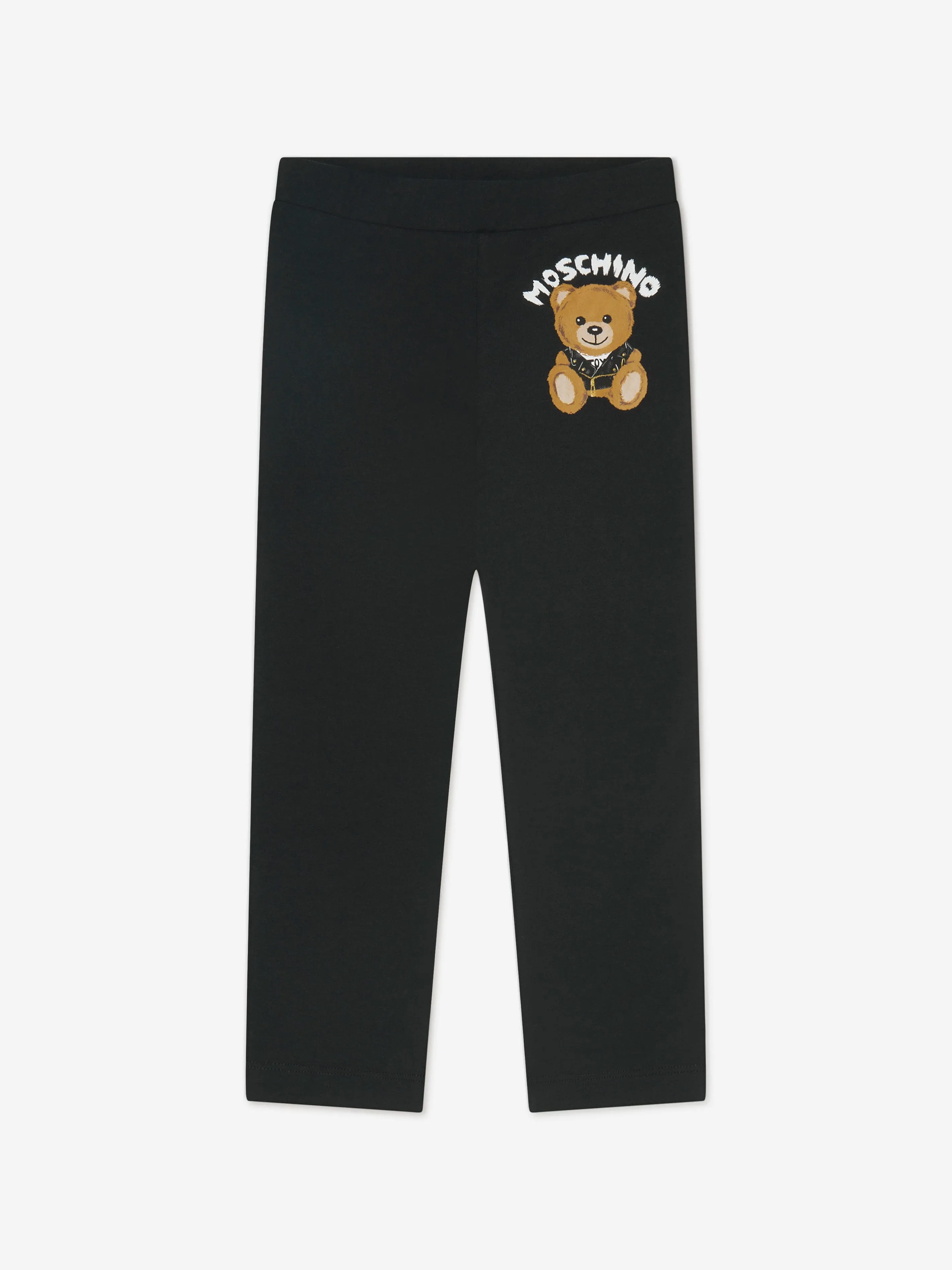 Moschino Girls Teddy Bear Logo Leggings
