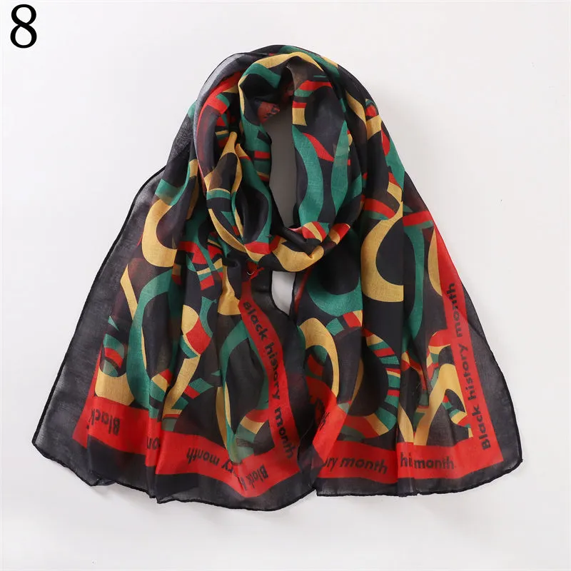 MYP018   African printed scarf