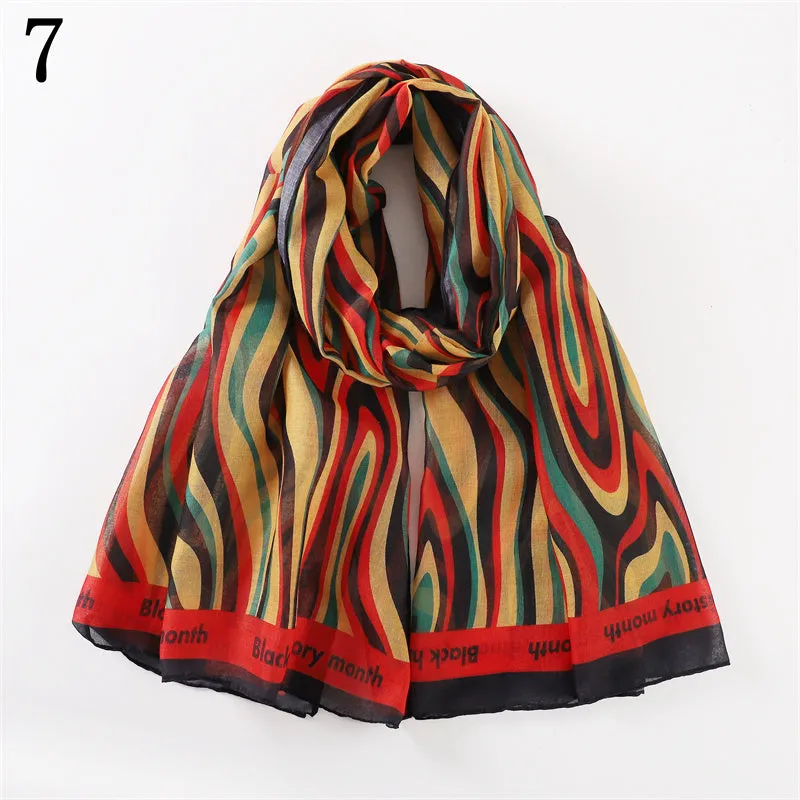 MYP018   African printed scarf