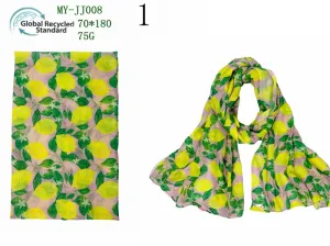 MYP040  Beach floral fashion printed scarf