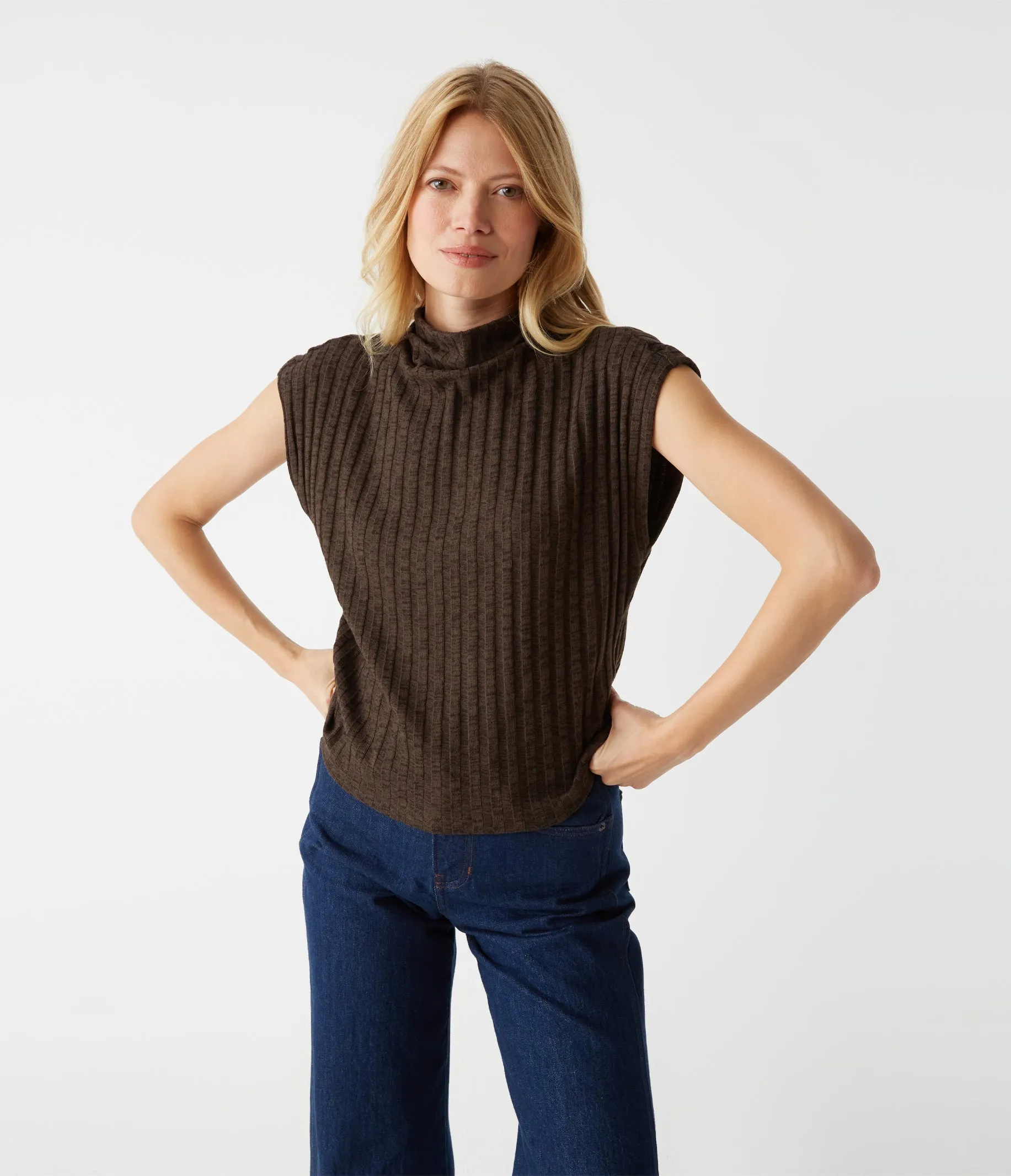 Nara Mock Neck Top