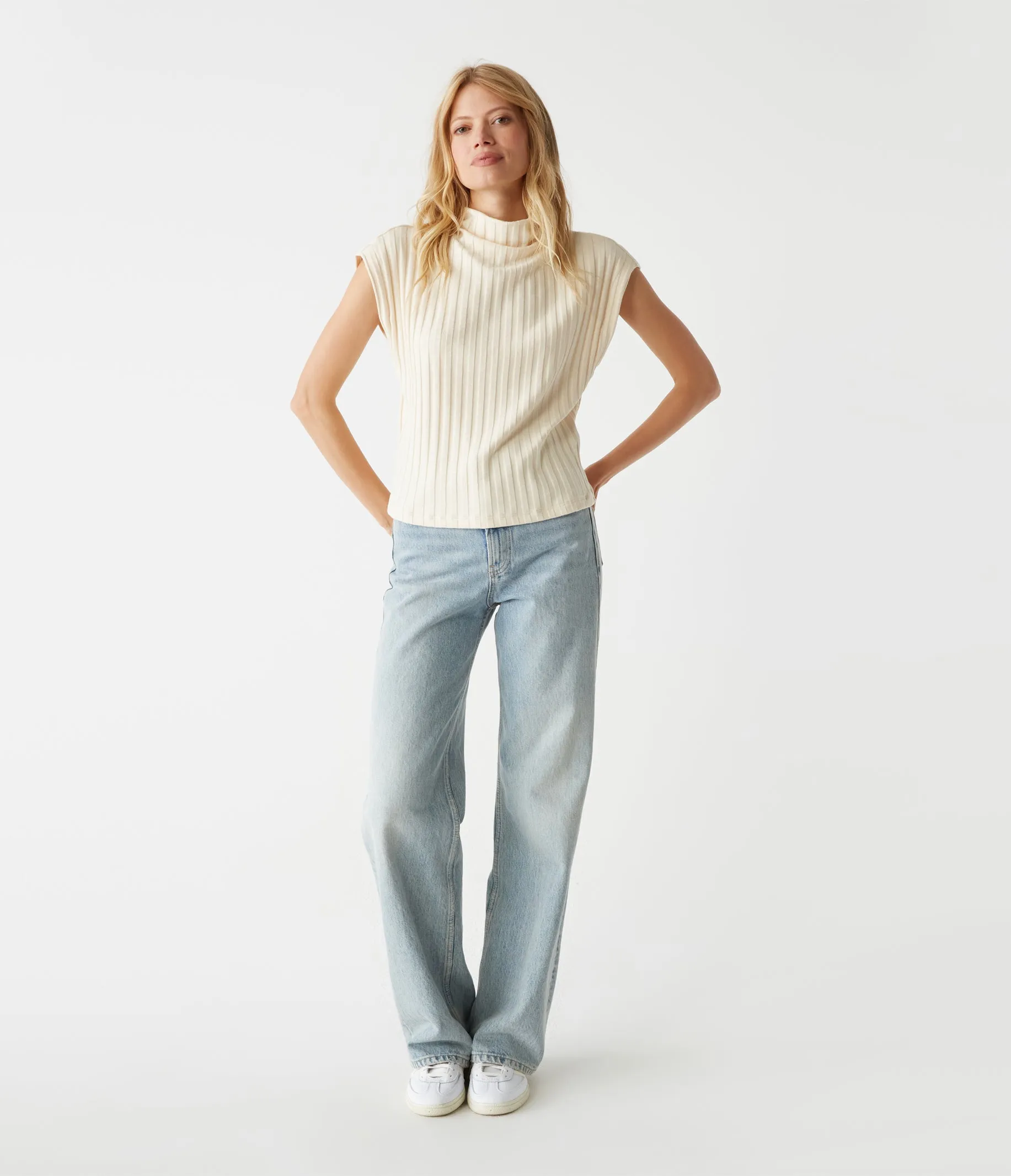 Nara Mock Neck Top