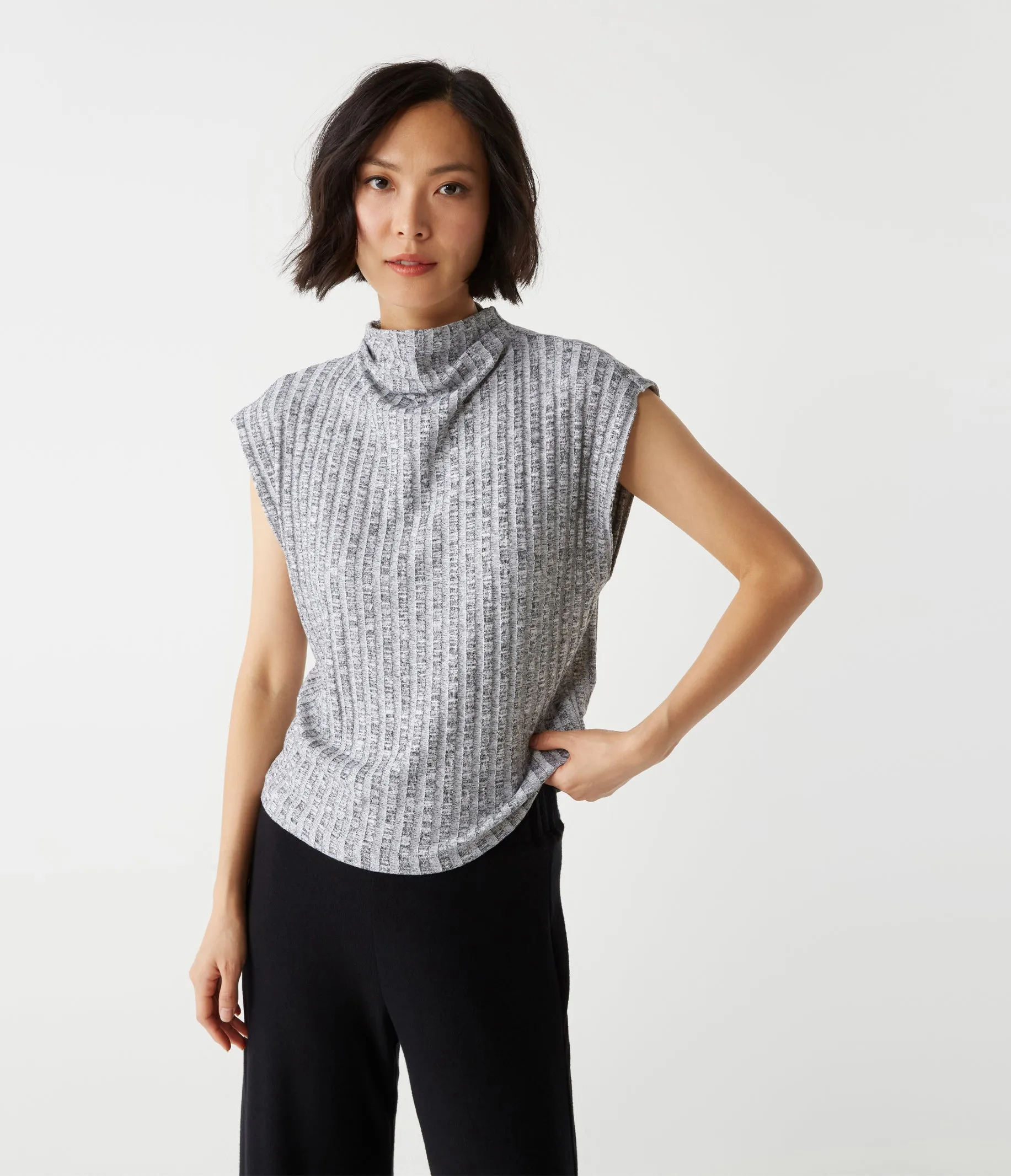 Nara Mock Neck Top