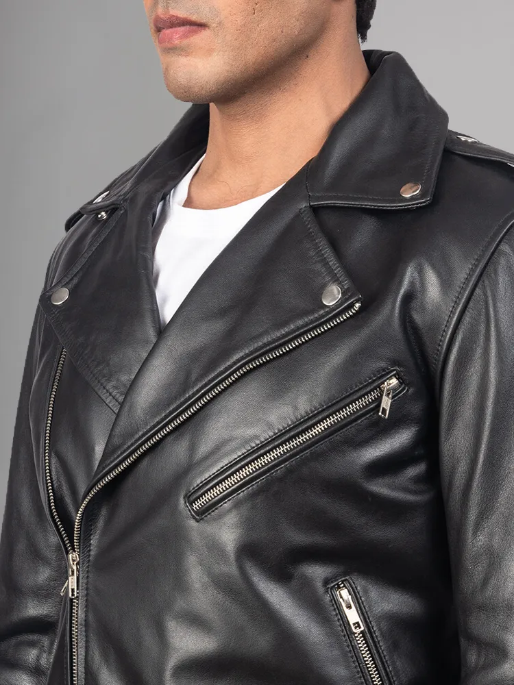 Negan The Walking Dead Black Leather Jacket