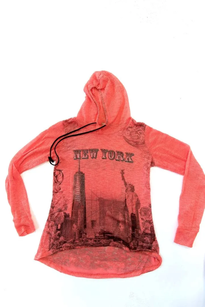 New York Landmarks Pullover Hoodie