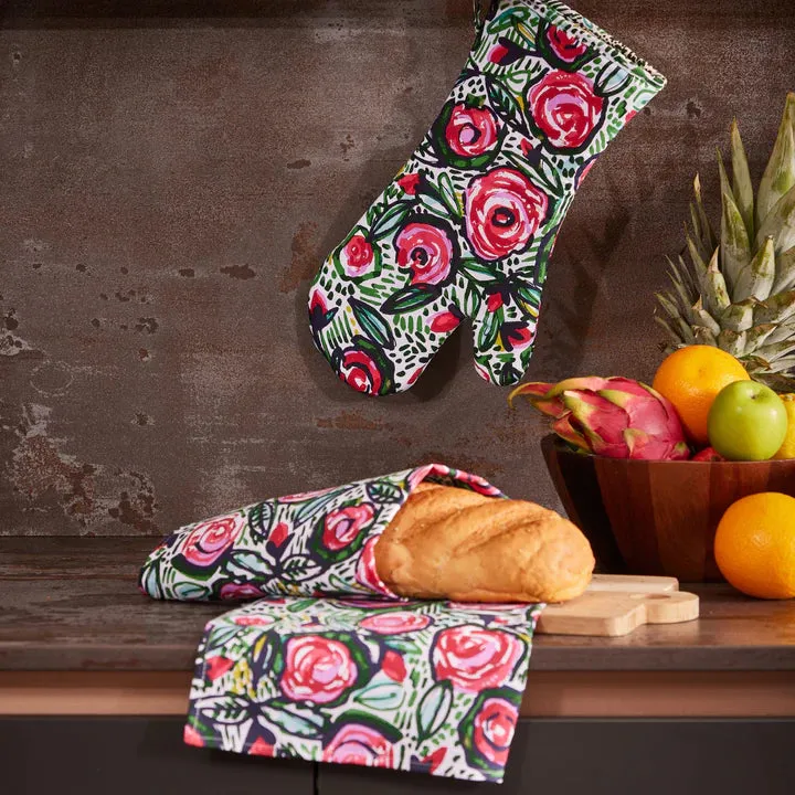 Oven Mitt "Rose Garden"