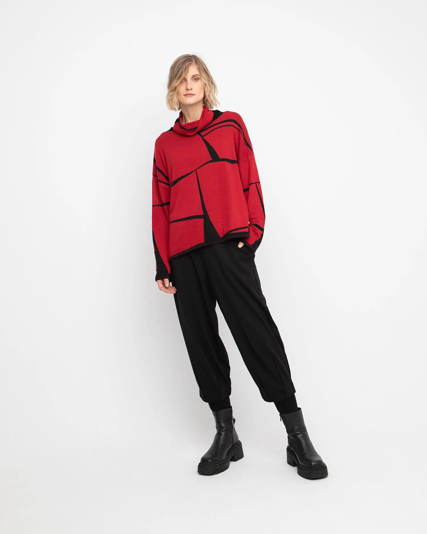 Ozai N Ku Babylon Sweater, Red