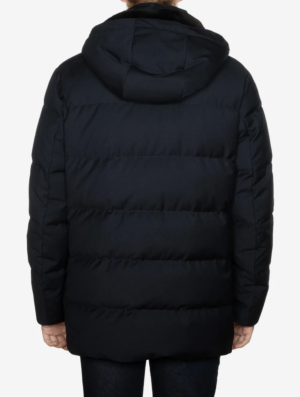 Padded Coat Navy