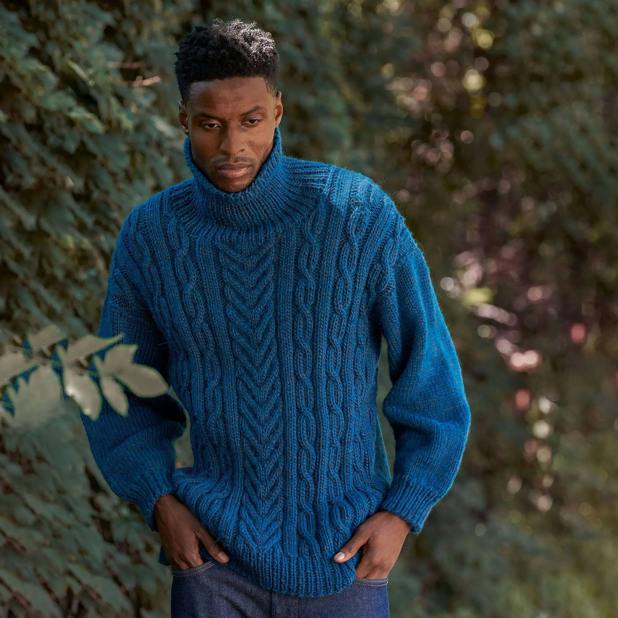 Patons Guildwood Cable Knit Pullover