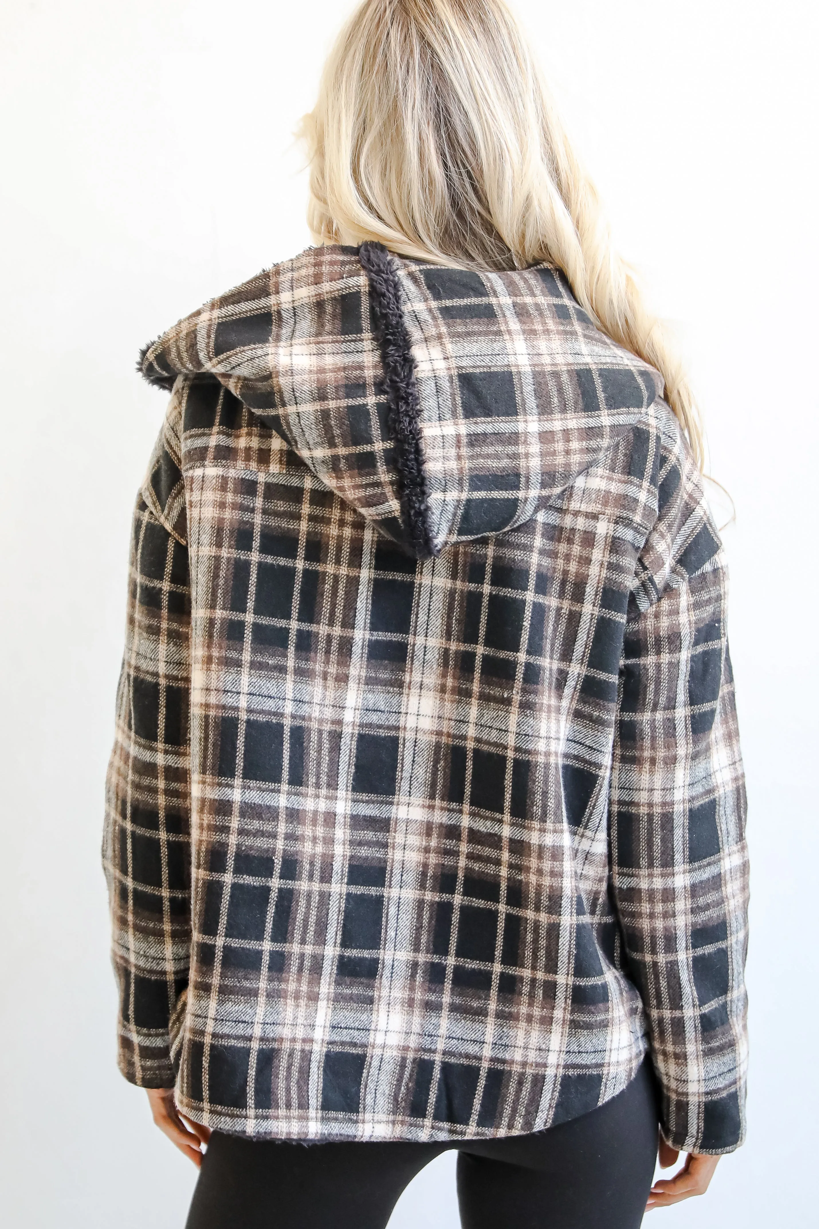 Perfected Comfort Reversible Sherpa Plaid Jacket - DOORBUSTER