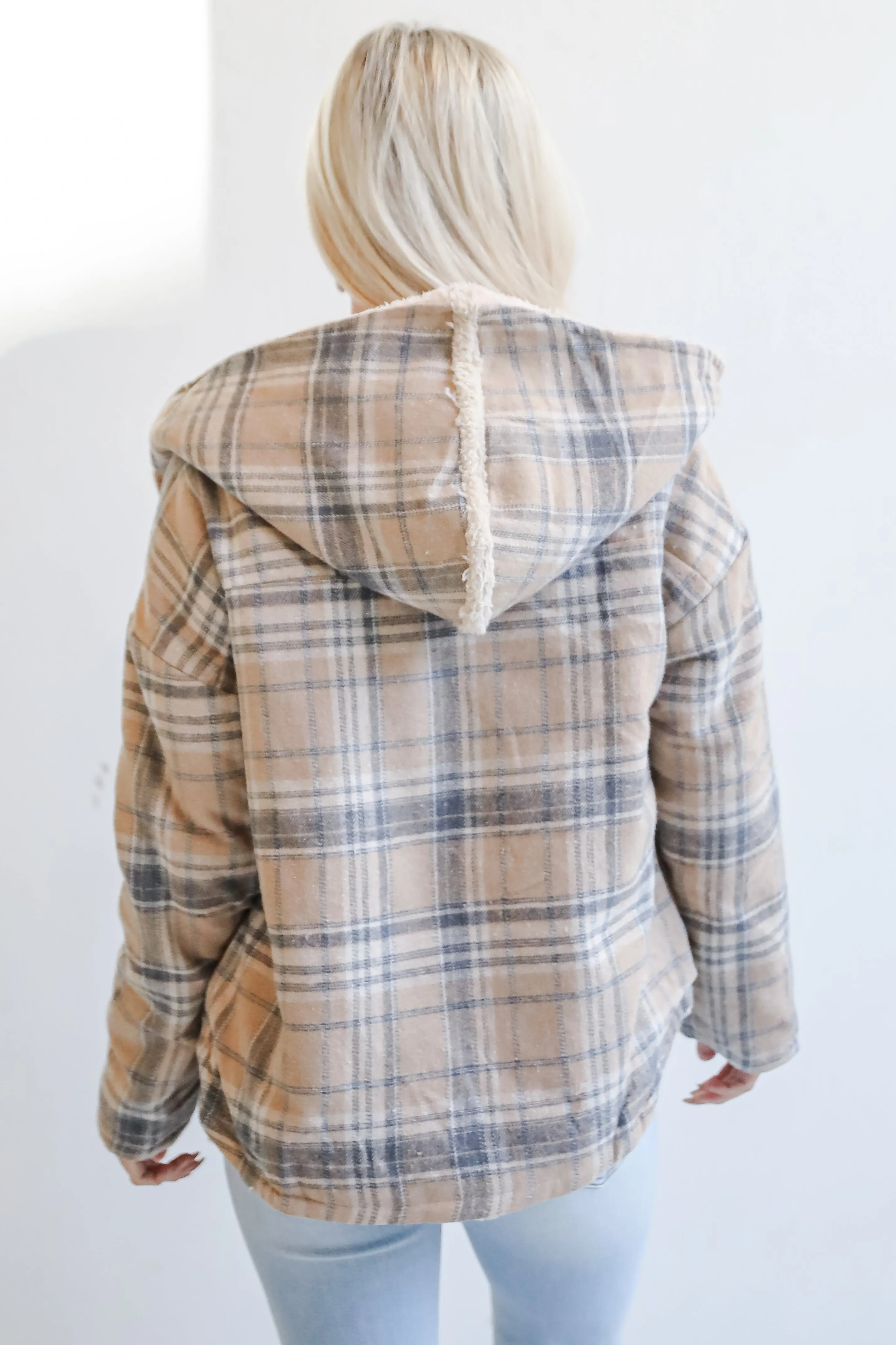 Perfected Comfort Reversible Sherpa Plaid Jacket - DOORBUSTER