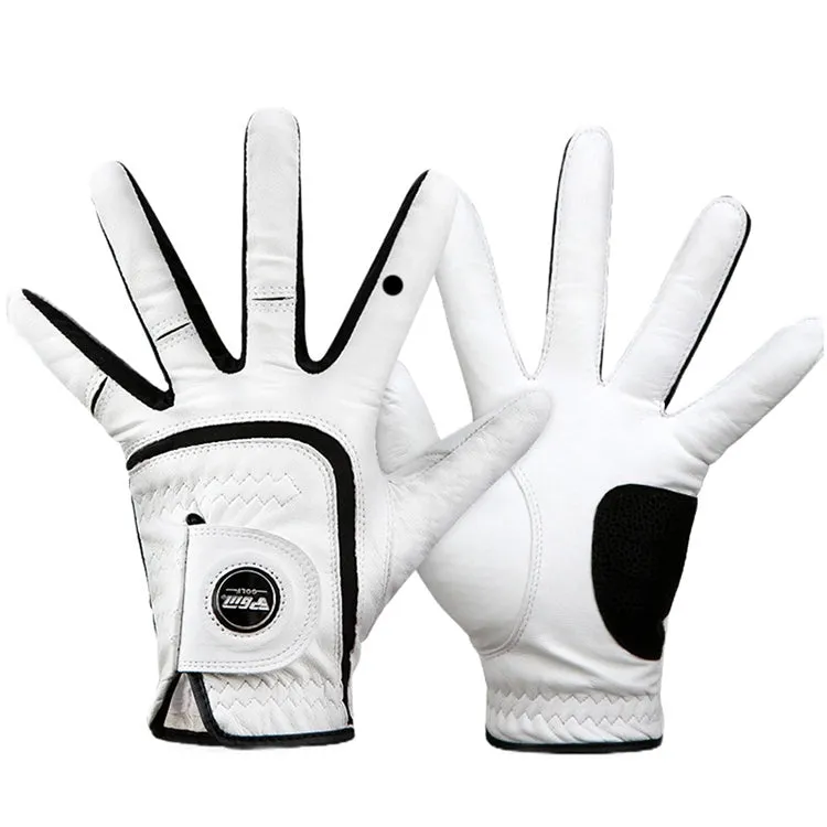 PGM Golf Sheepskin Breathable Non-slip Single Gloves for Men (Color:Left Hand Size:26)