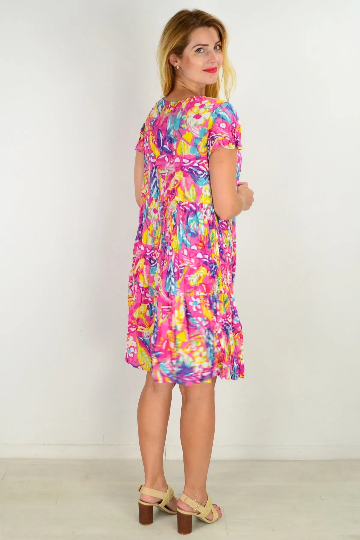 Pink Fly Away Tunic Dress