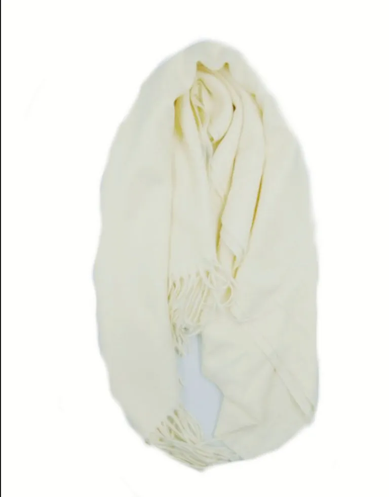 Plain Classic Cashmere Blend Pashmina Style Scarf (12 Colours)