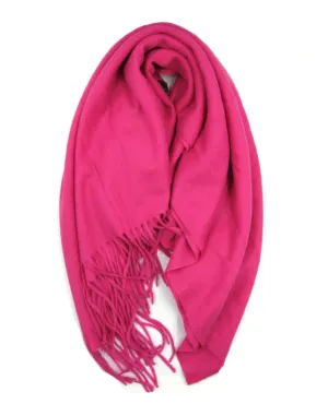 Plain Classic Cashmere Blend Pashmina Style Scarf (12 Colours)