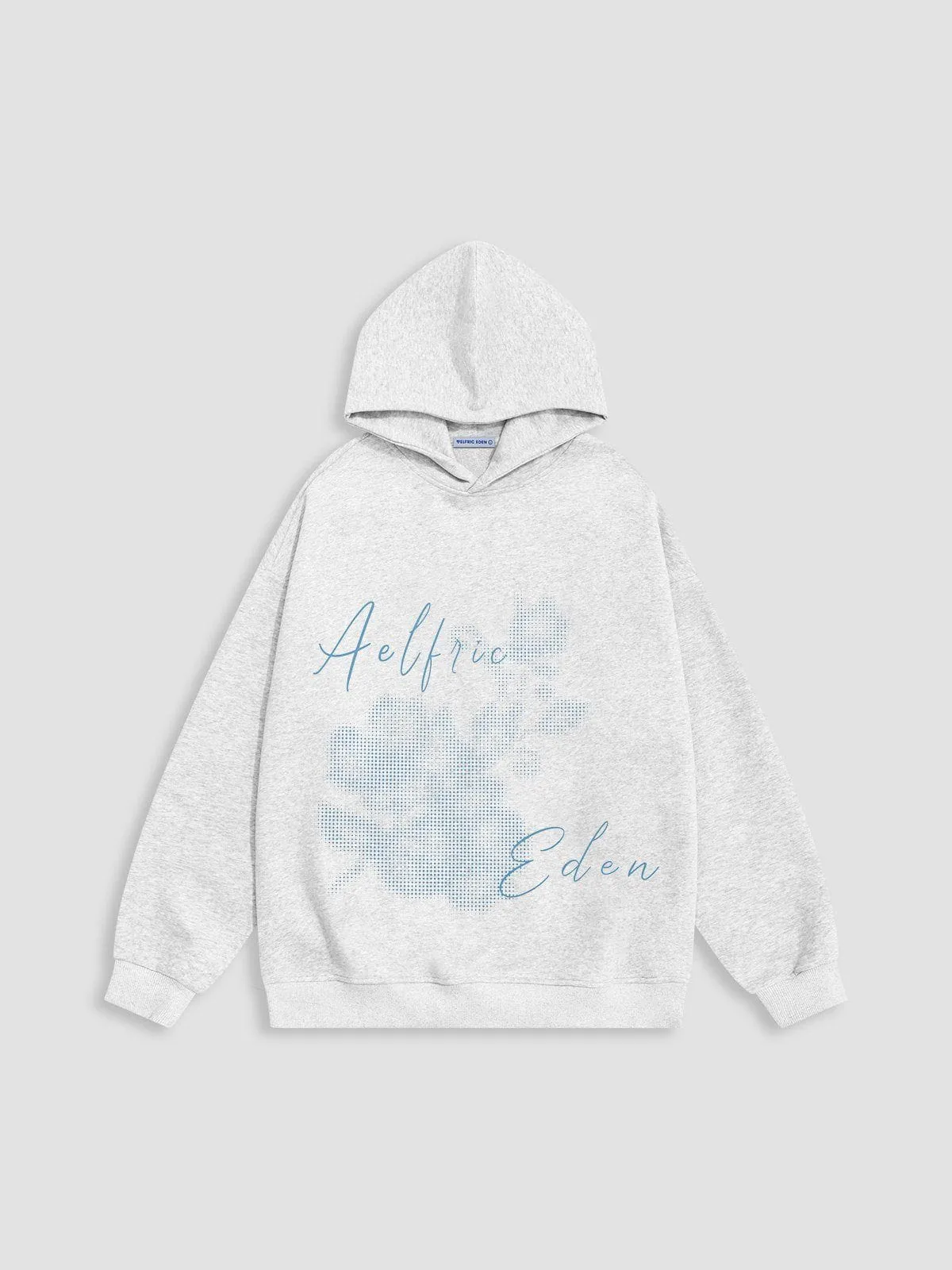 [Pre-Order]Aelfric Eden Blurring Flower Print Hoodie