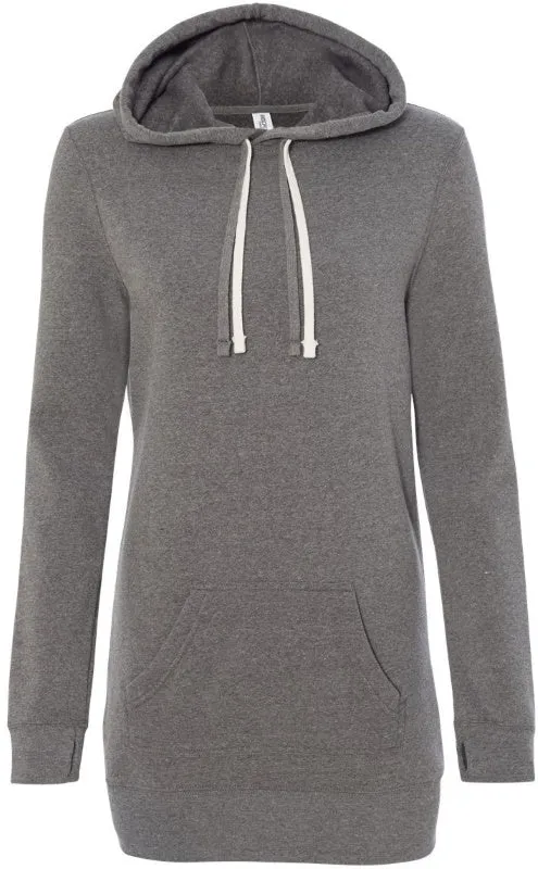 Pullover Hooded Sweatshirt Dress B