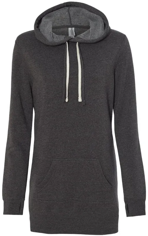 Pullover Hooded Sweatshirt Dress B