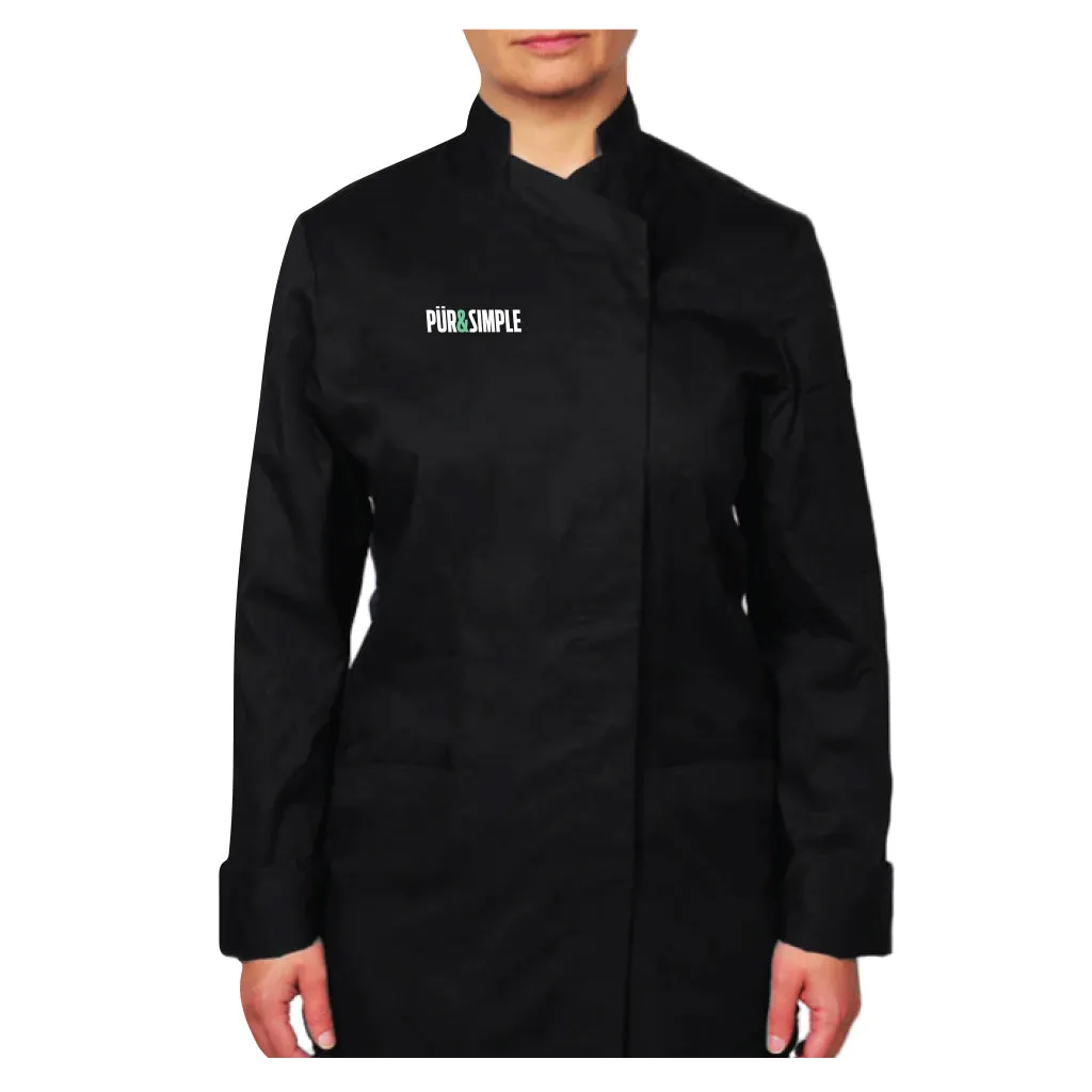 PUR&SIMPLE LADIES' L/S PREMIUM CHEF COAT