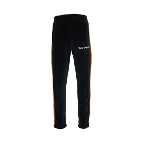 Rainbow Chenille Track Pants in Black