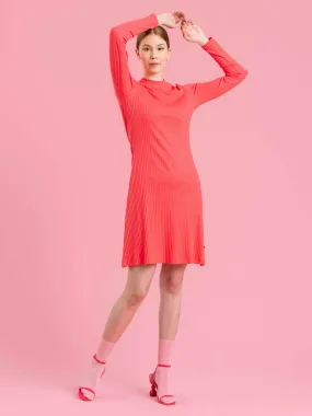 Ramona Dress Coral Pink Rib