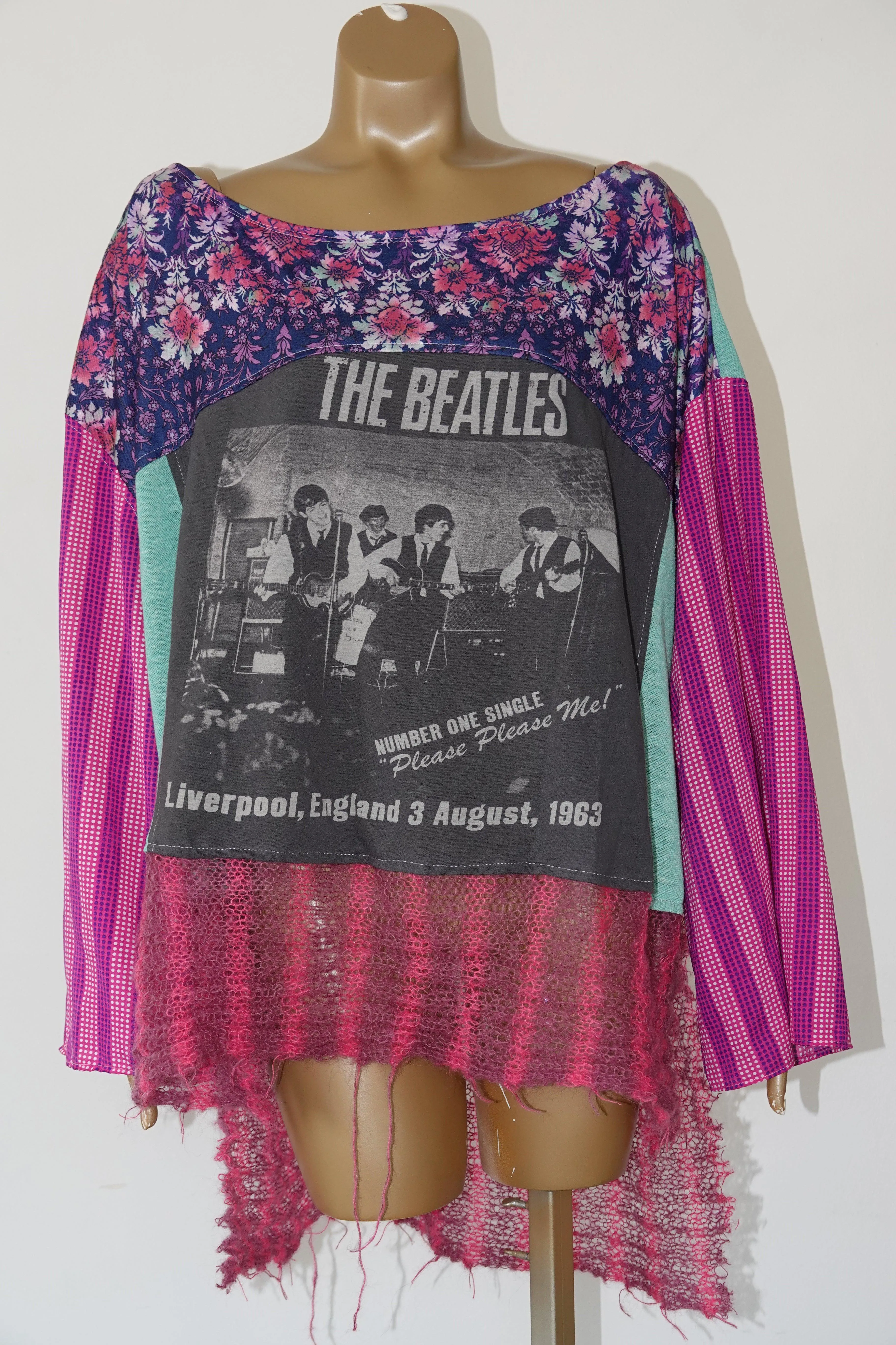 Reclaimed Please Please Me Beatles Pullover