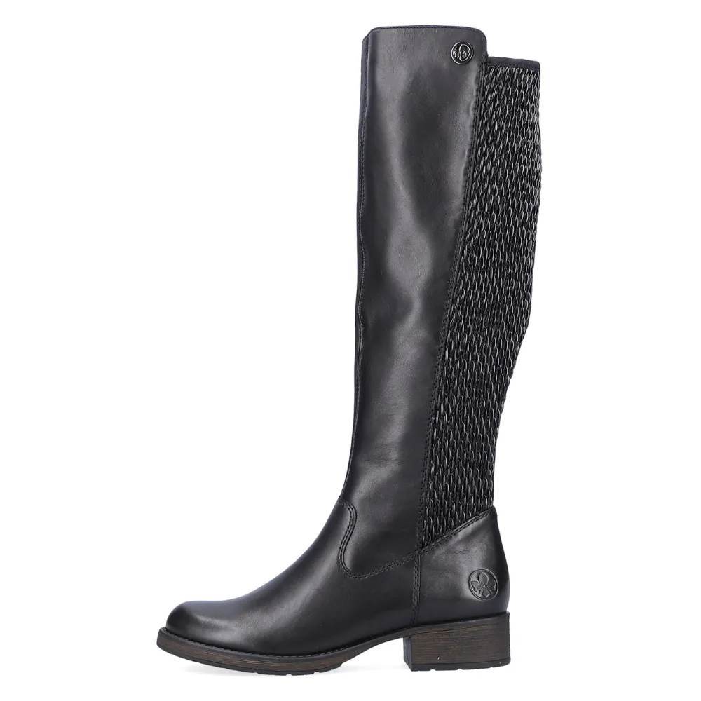 Rieker Z9591 Faith Tall Boot Black (Women's)