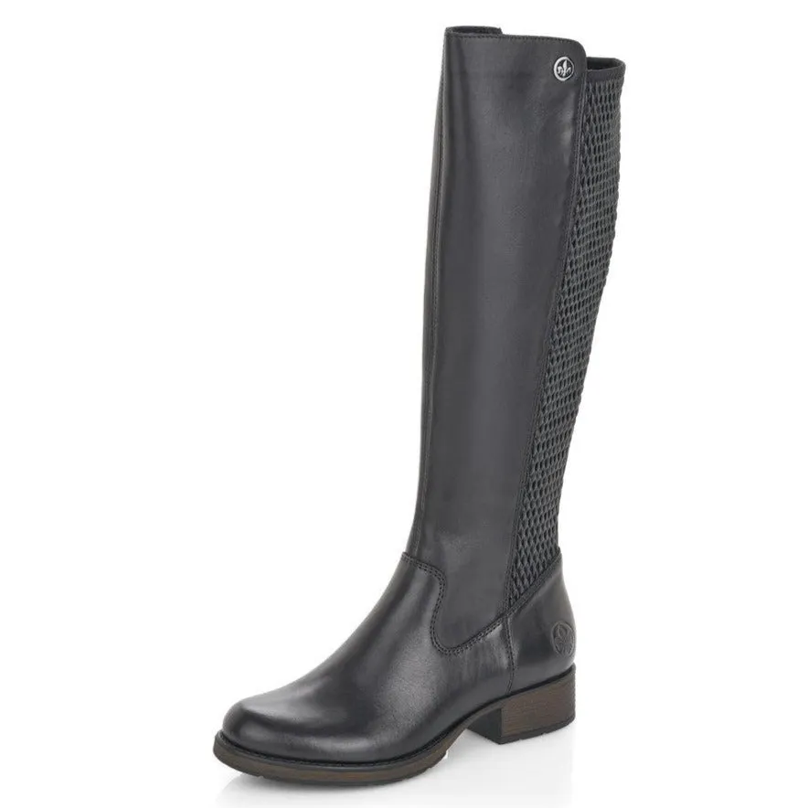 Rieker Z9591 Faith Tall Boot Black (Women's)