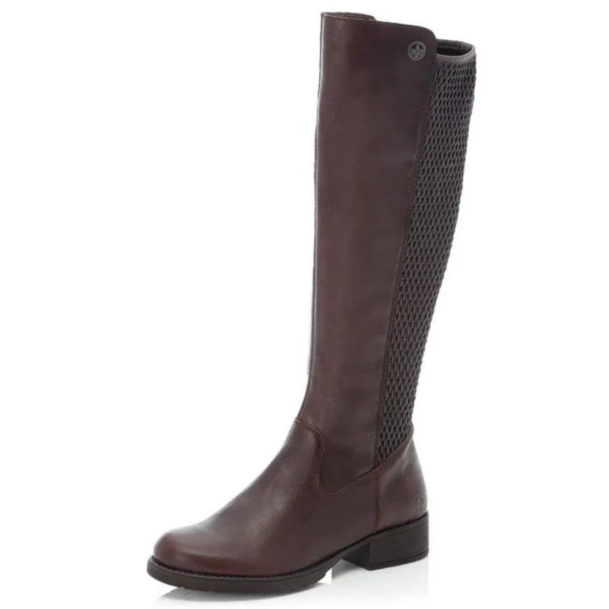 Rieker Z9591 Faith Tall Boot Brown (Women's)