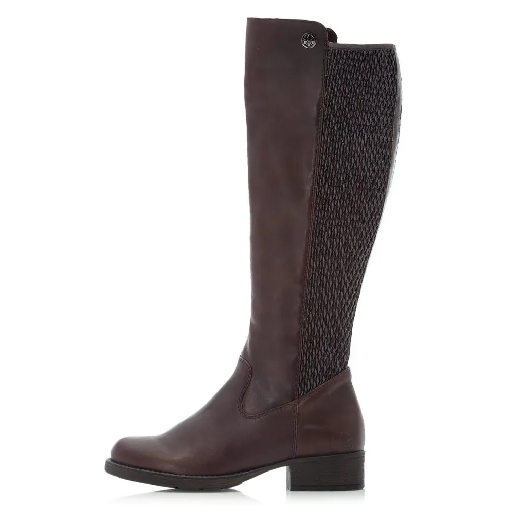 Rieker Z9591 Faith Tall Boot Brown (Women's)