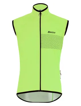 Santini Guard Nimbus Rainproof Vest - High Viz Green