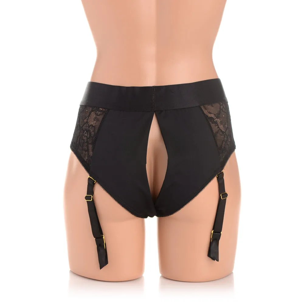 Seductress 2X/3X Crotchless Harness *