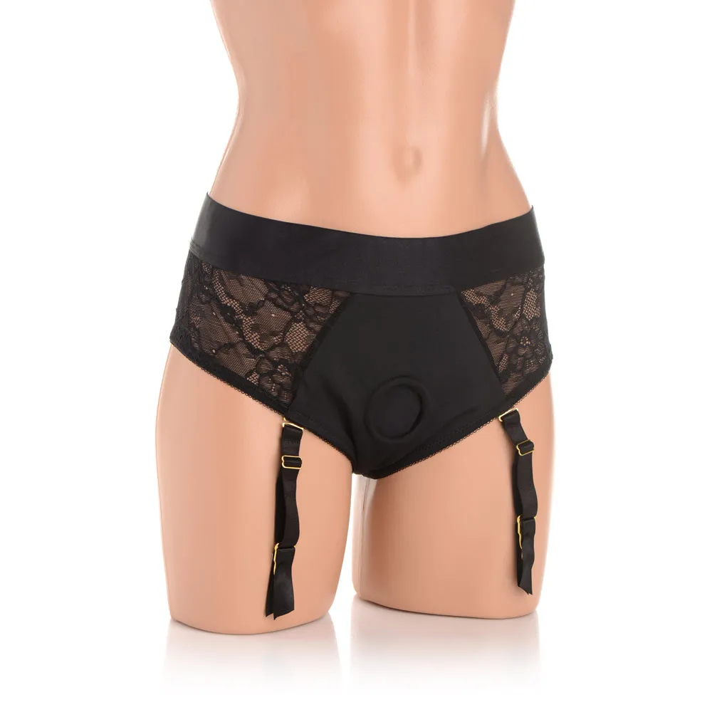 Seductress L/XL Lace Crotchless Harness*