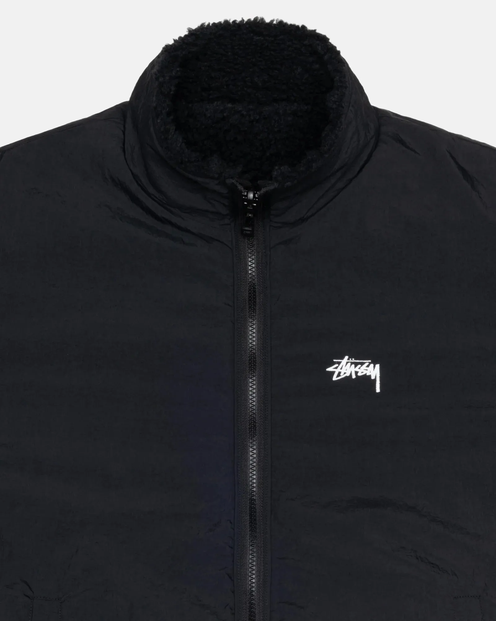 SHERPA REVERSIBLE JACKET / STUSSY / BLACK