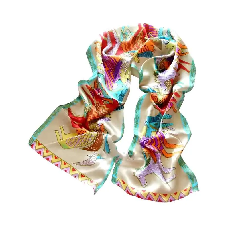 Silk Fantasie Scarf Women