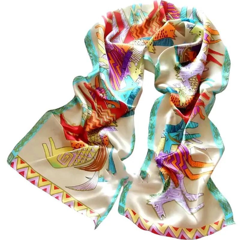 Silk Fantasie Scarf Women