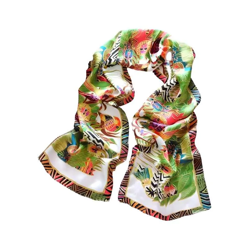 Silk Fantasie Scarf Women