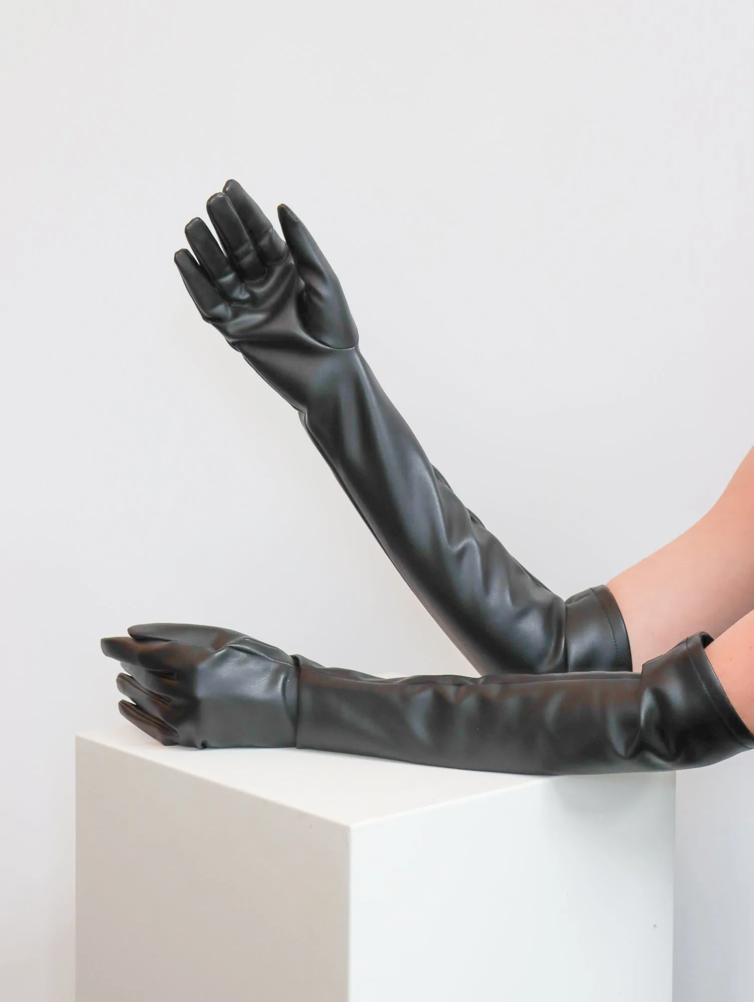 Skin Gloves in Black by Issey Miyake