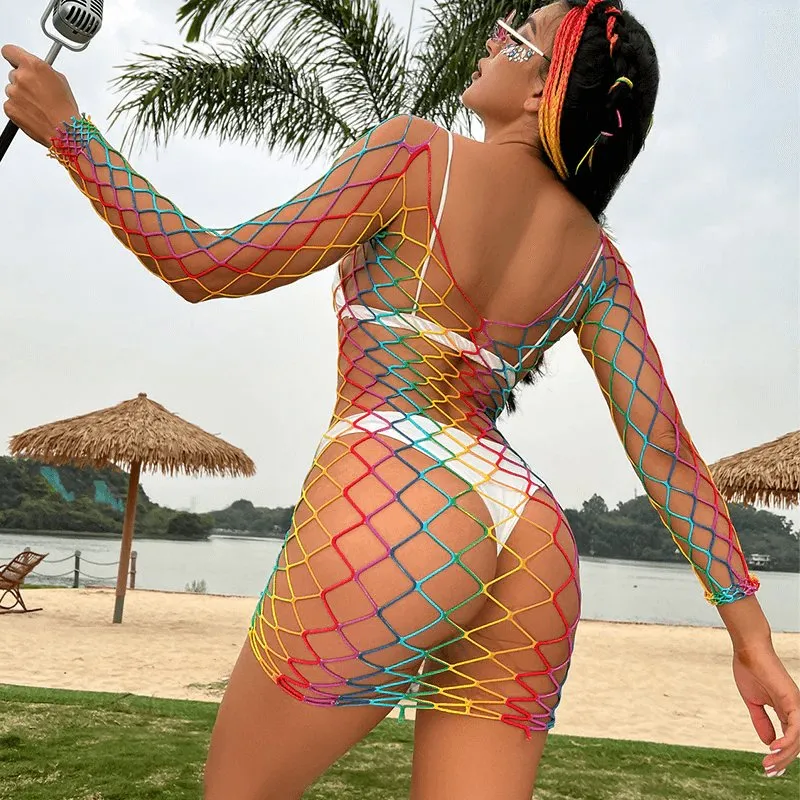 Spectra Fishnet Bodysuit