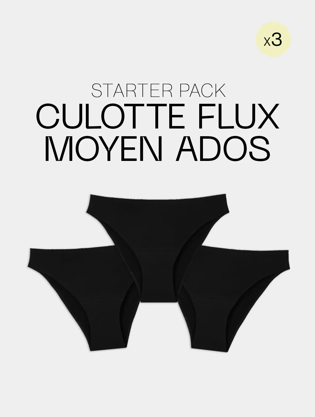 Starter pack culotte flux moyen