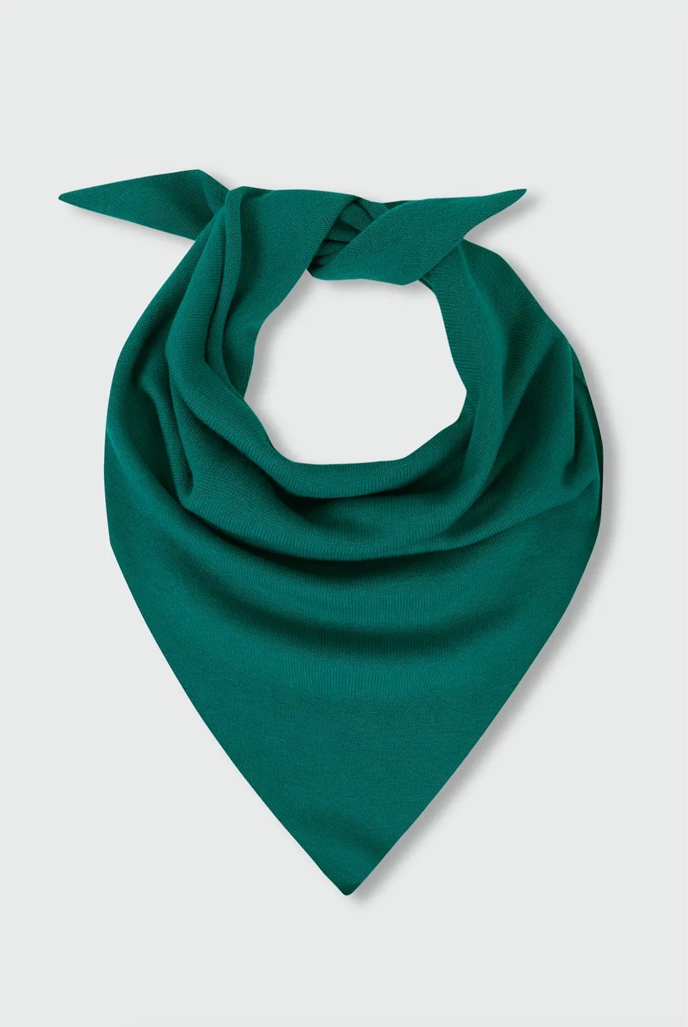 Teal Green Wool Scarf