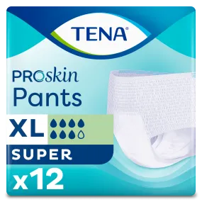 Tena Proskin Pants Super XL 12 - Comfortabele incontinentiebroekjes met FeelDry technologie