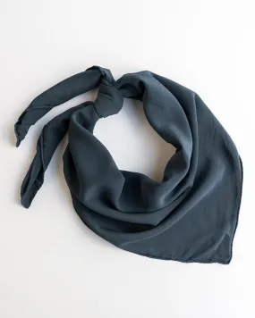 'The Classic' Washable Silk Scarf in Ocean